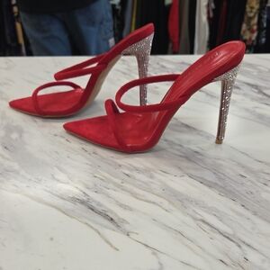 Cape Robbin Elegant Red Stiletto Heels